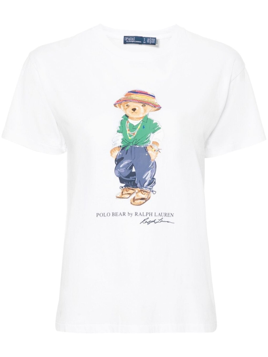 

Polo Ralph Lauren футболка из хлопка с принтом Polo Bear, белый