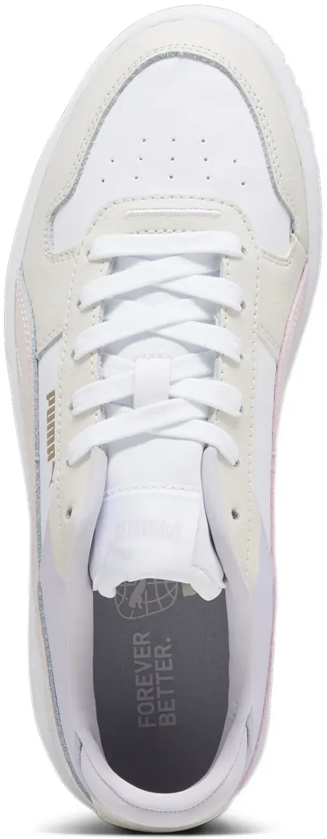 Кроссовки PUMA "CARINA STREET", цвет Puma White-Frosty Pink-Alpine Snow — фото 4