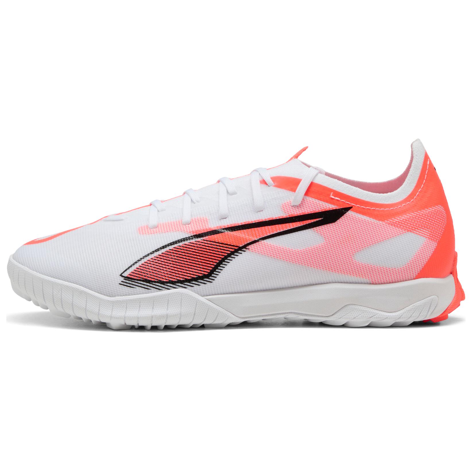 PUMA Футбольные бутсы Ultra 5 Match TT Turf, устойчивые к истиранию, унисекс, белые, черные, красные