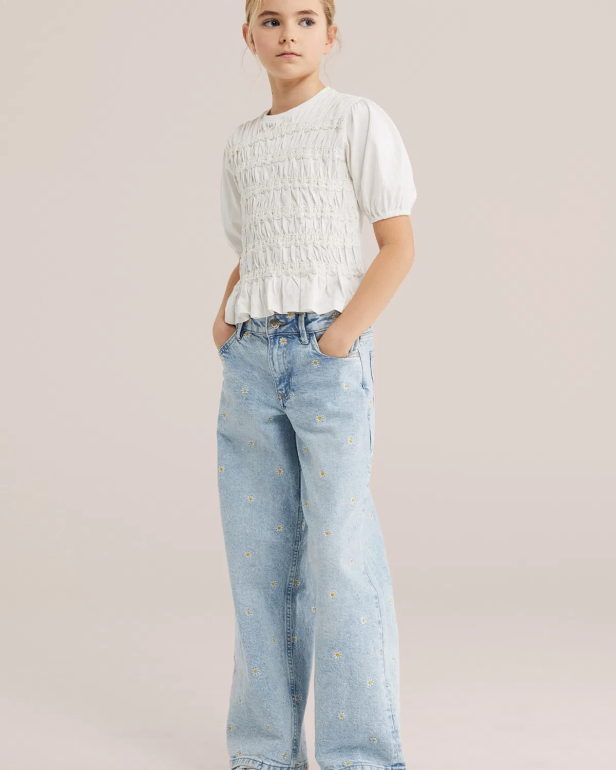 Блузка We Fashion, Off White — фото 4