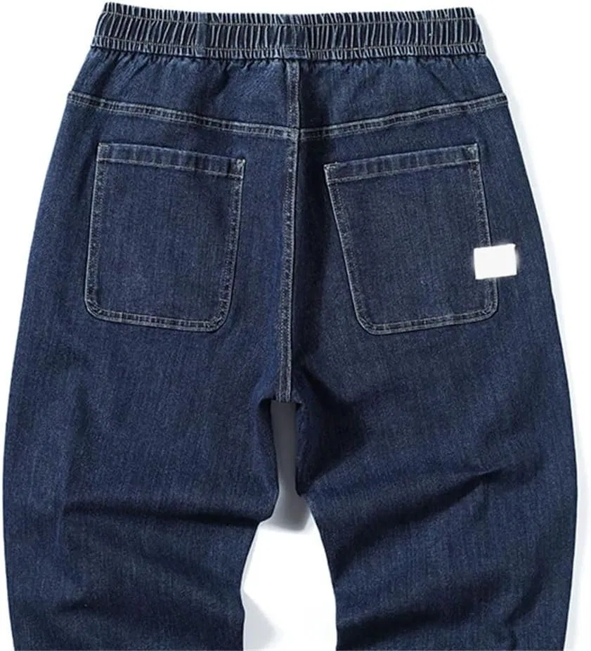 Джинсы свободные, Men's Baggy Jeans, черный — фото 4