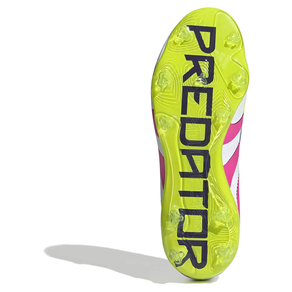 Футбольные бутсы adidas Predator Elite Laceless FG kids, белый — фото 2