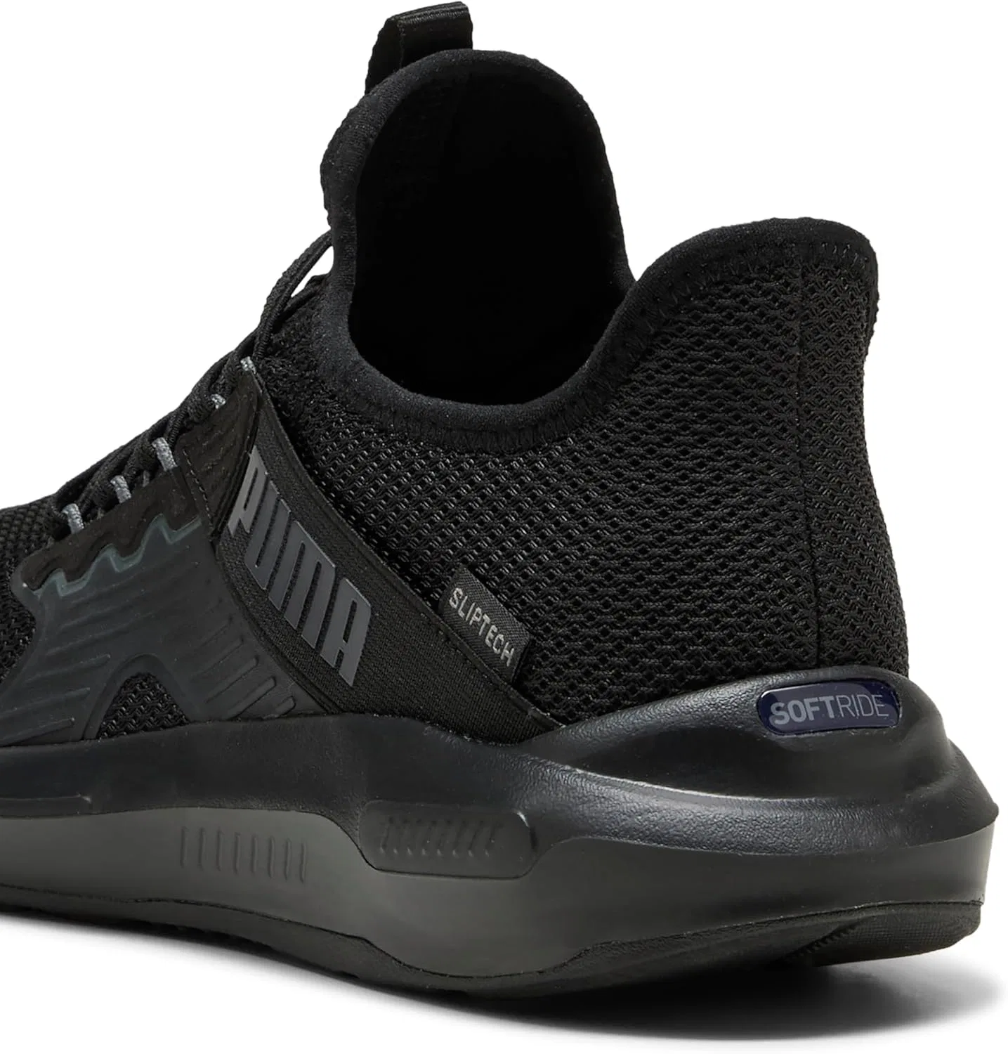 Кроссовки для бега по улицам PUMA Softride Enzo 5 Slip Tech Unisex, Puma Black, Cool, Dark Grey — фото 3
