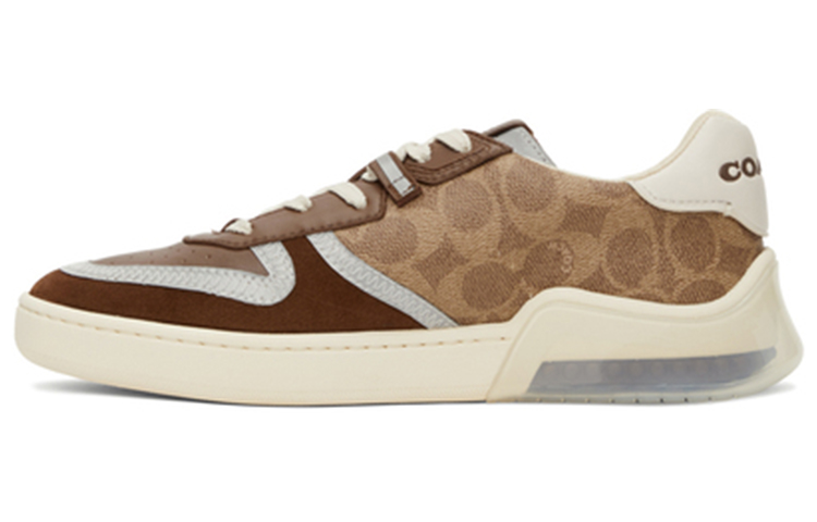 

COACH Стильные низкие кроссовки для скейтбординга CitySole Court, мужские, серо-коричневые