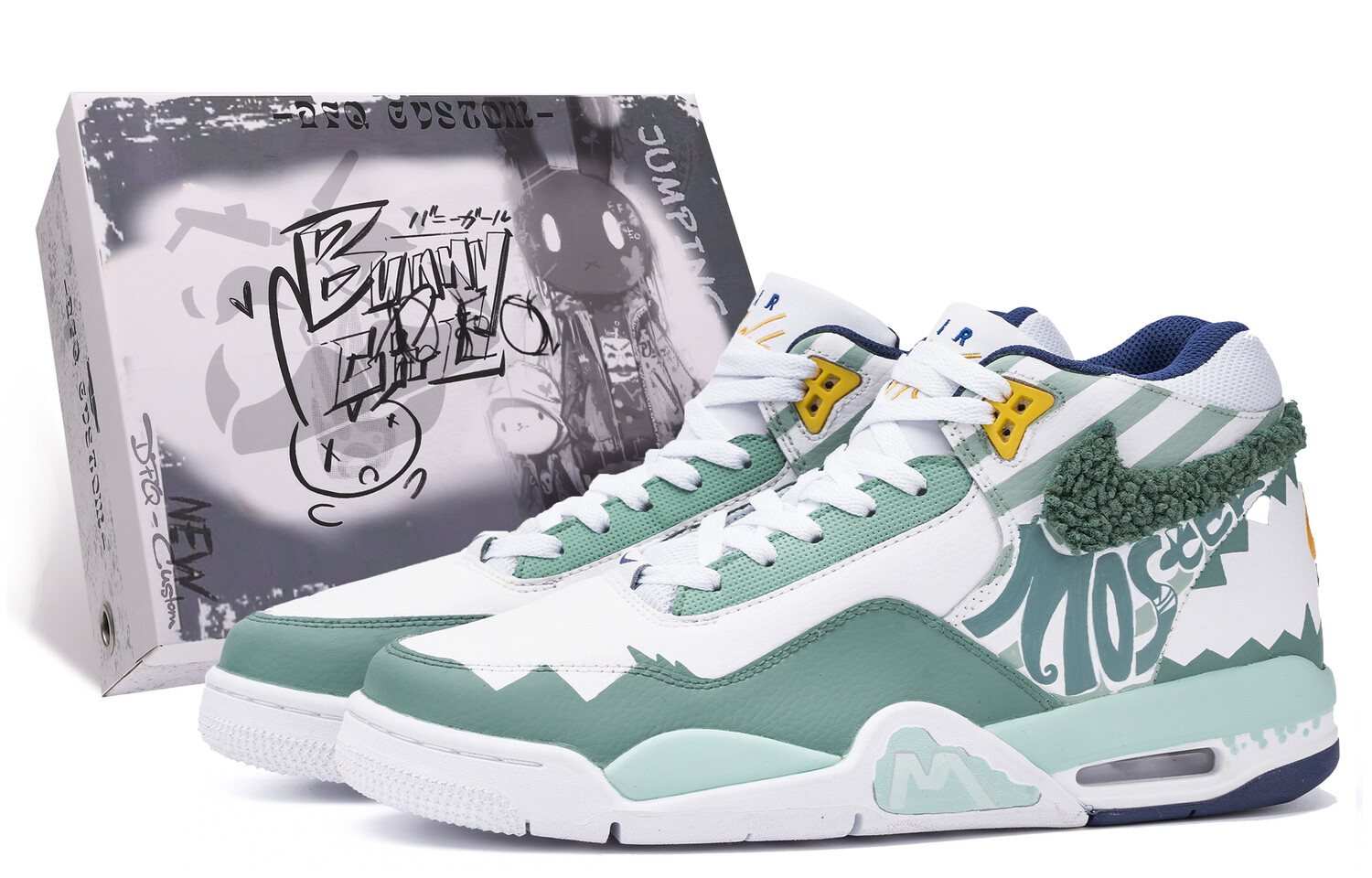 

Мужские баскетбольные кроссовки Nike Flight Legacy Vintage, Ocean Green