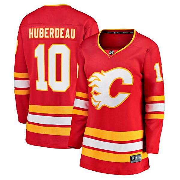 

Женская хоккейная футболка Jonathan Huberdeau Calgary Flames Home Breakaway Fanatics