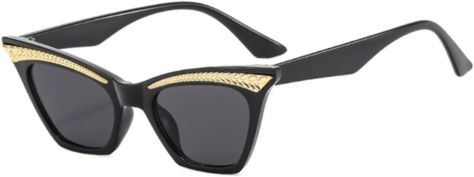 

Модные квадратные солнцезащитные очки «кошачий глаз» для женщин, черные градиентные солнцезащитные очки в крупной оправе, современный ретро-винтажный стиль MTZJH, Black