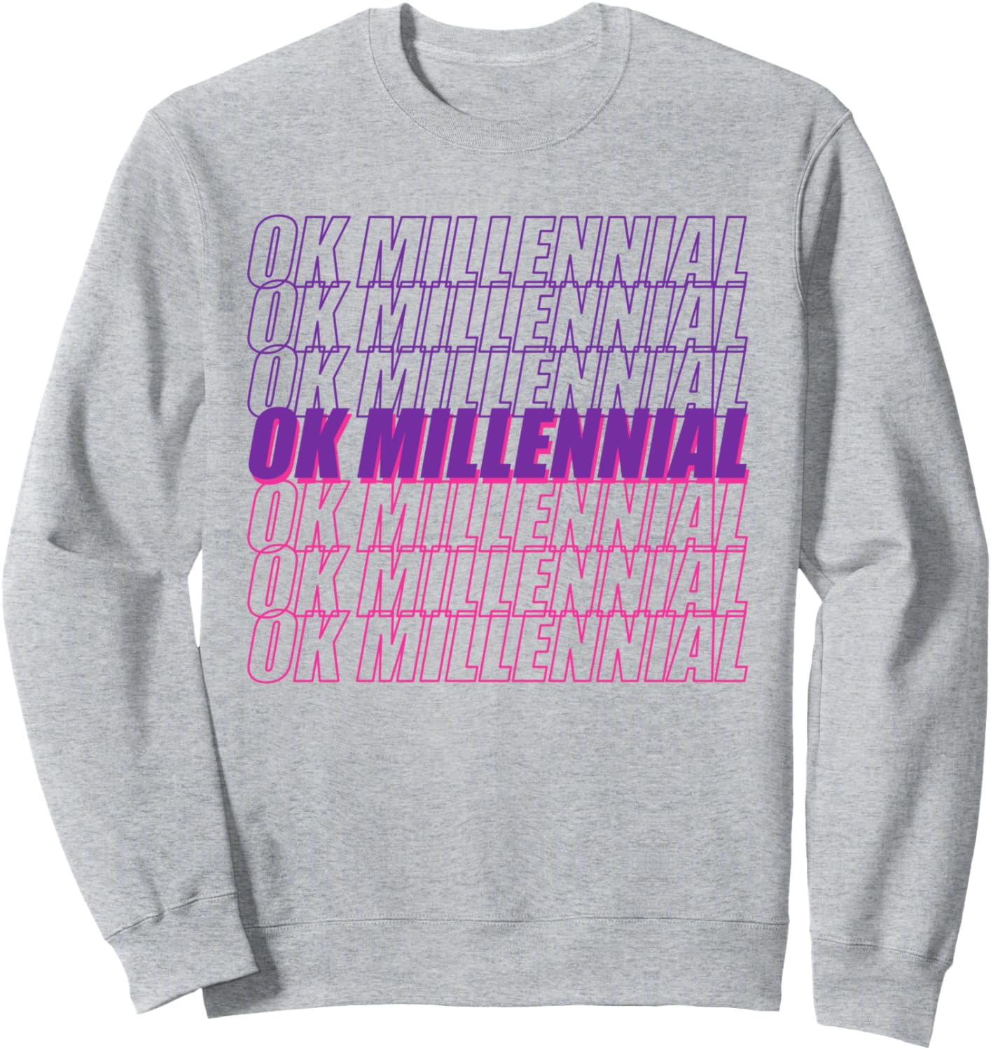 

Толстовка для миллениалов Generation Meme Boomer Millennial Zoomer Z Alpha, серый