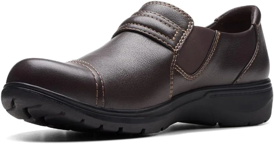 Туфли Clarks Women's Carleigh Pearl Slipper, Dark Brown Leather — фото 3