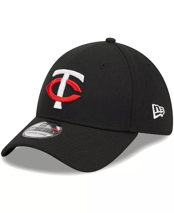 

Мужская черная гибкая кепка с логотипом Minnesota Twins 39THIRTY New Era