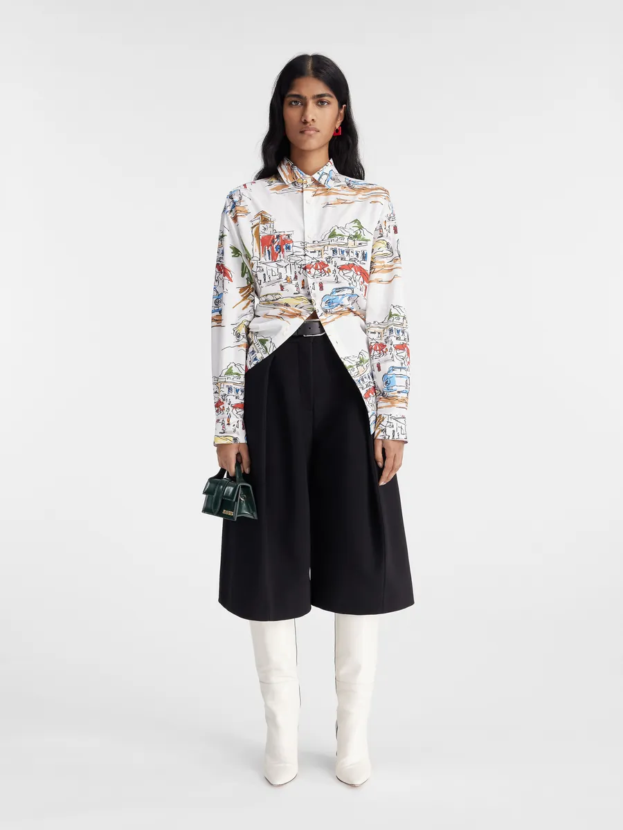 

Рубашка Капри Карс Симон Jacquemus, белый