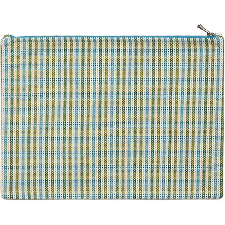 HERMES Хлопковая дорожная сумка для хранения женская синяя, Blue — фото 2