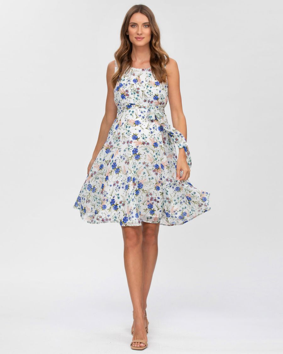 

Платье для беременных без рукавов из шифона Tamigi PIETRO BRUNELLI MATERNITY, Wildflowers