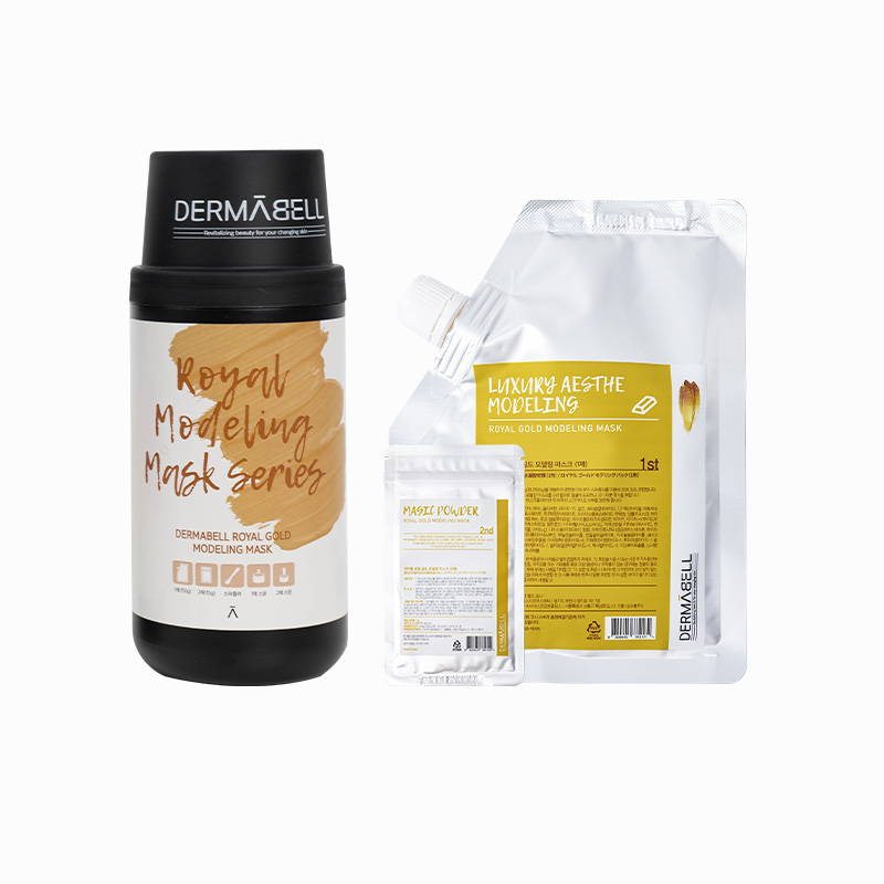 DERMABELL Набор пробников Gold Dewy Soft Film Travel Set увлажняющий антиоксидантный укрепляющий 165г/100мл/40 листов — фото 2
