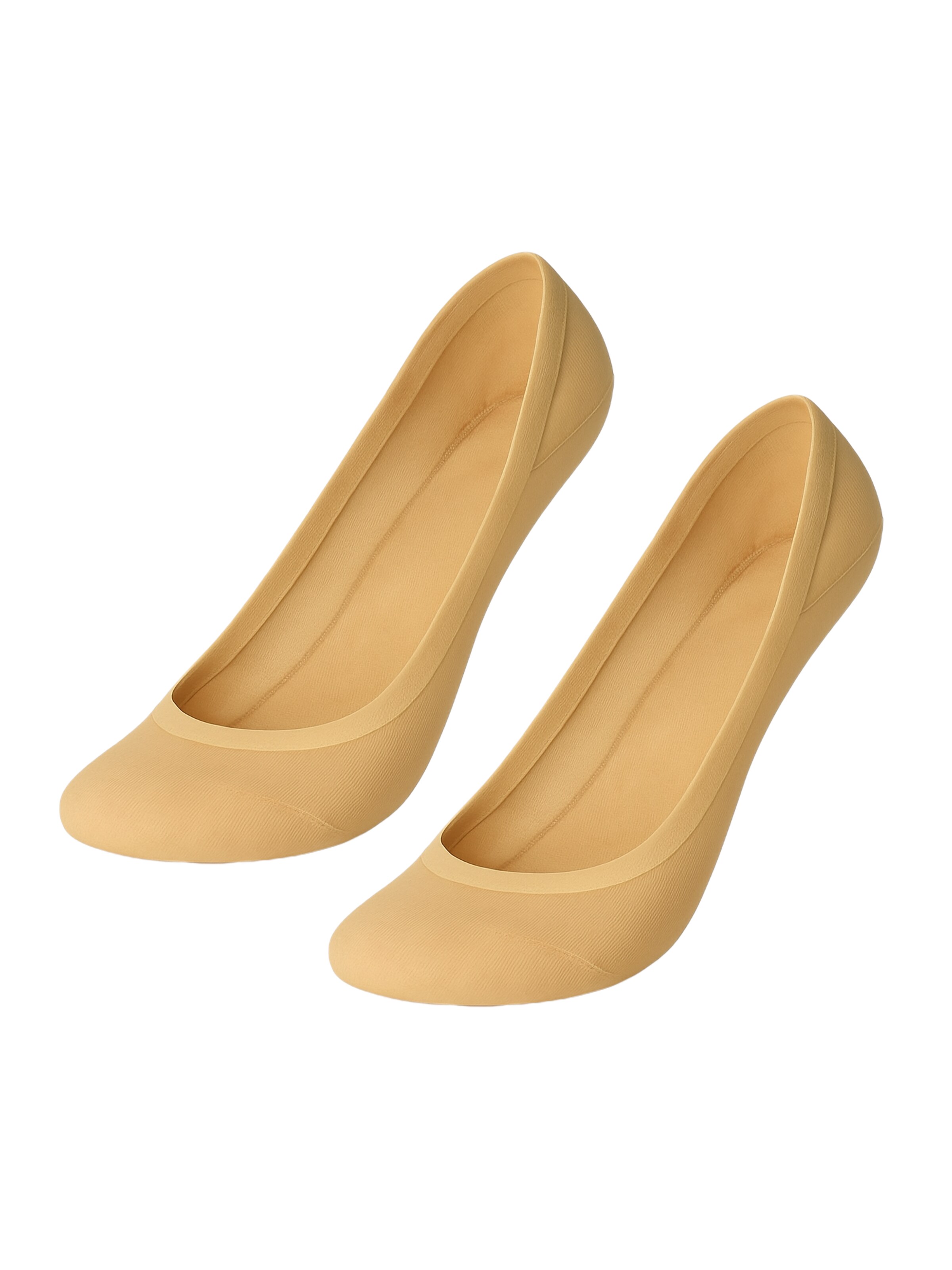 

C&City Низкие носки светло-желтого цвета