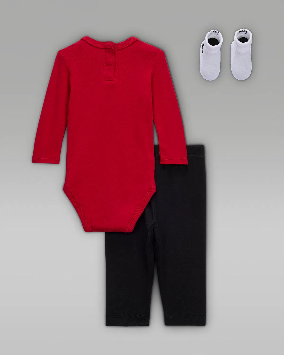 Jordan Baby Essentials Длинный рукав Боди в коробке, Gym Red — фото 2