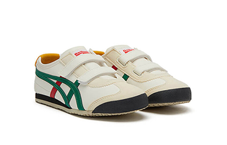 MEXICO 66 Kids Lifestyle Shoes PS Low-top Белый/Зеленый/Красный Onitsuka Tiger — фото 2