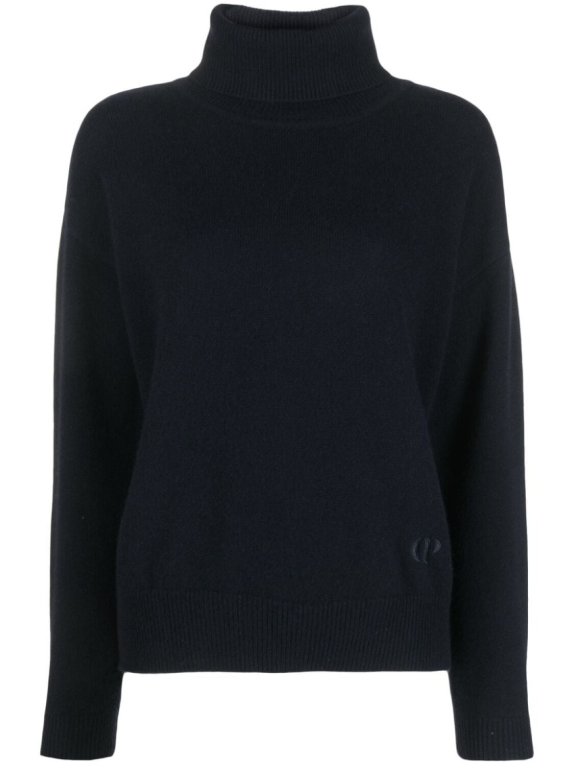 

Claudie Pierlot кашемировый джемпер с высоким воротником, синий