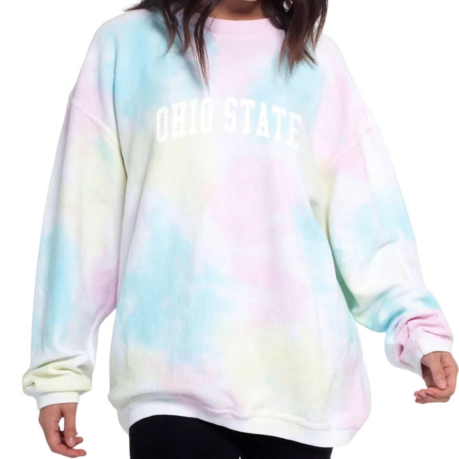

Свитшот Ohio State Tie Dye с ветровкой Chicka-d