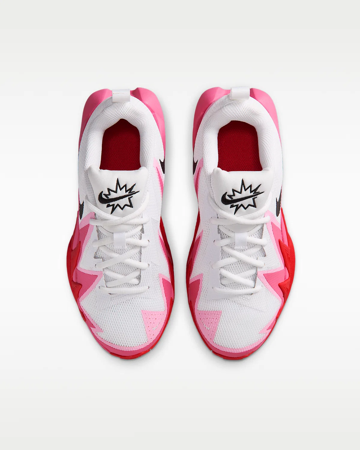 Кроссовки баскетбольные Nike S.T. Dynamite для старших детей, White/Tropical Pink/Pinksicle/Black — фото 4