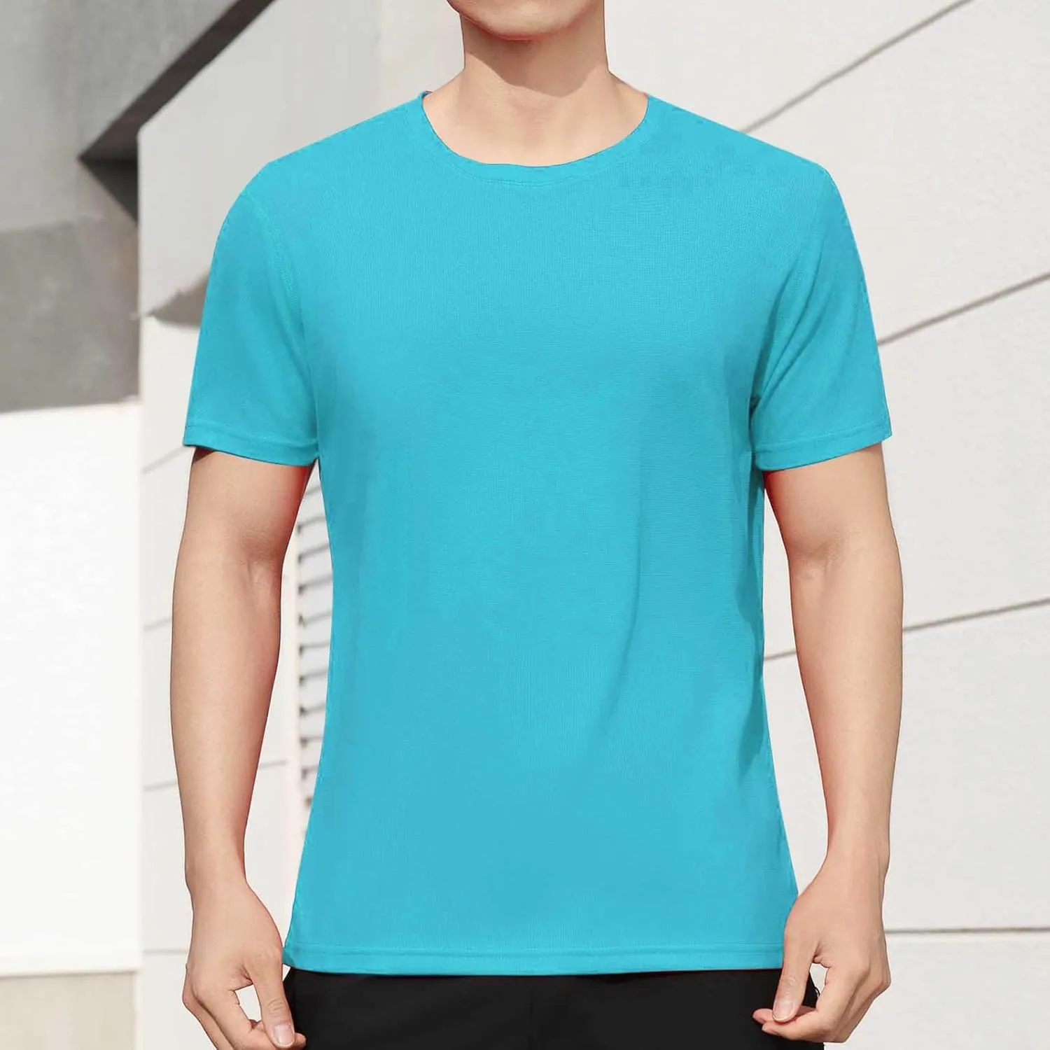 Футболка мужская Big and Tall Midweight Short Sleeve Crew Neck — фото 2