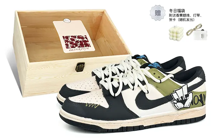 

Женские кроссовки для скейтбординга Nike Dunk, Olive