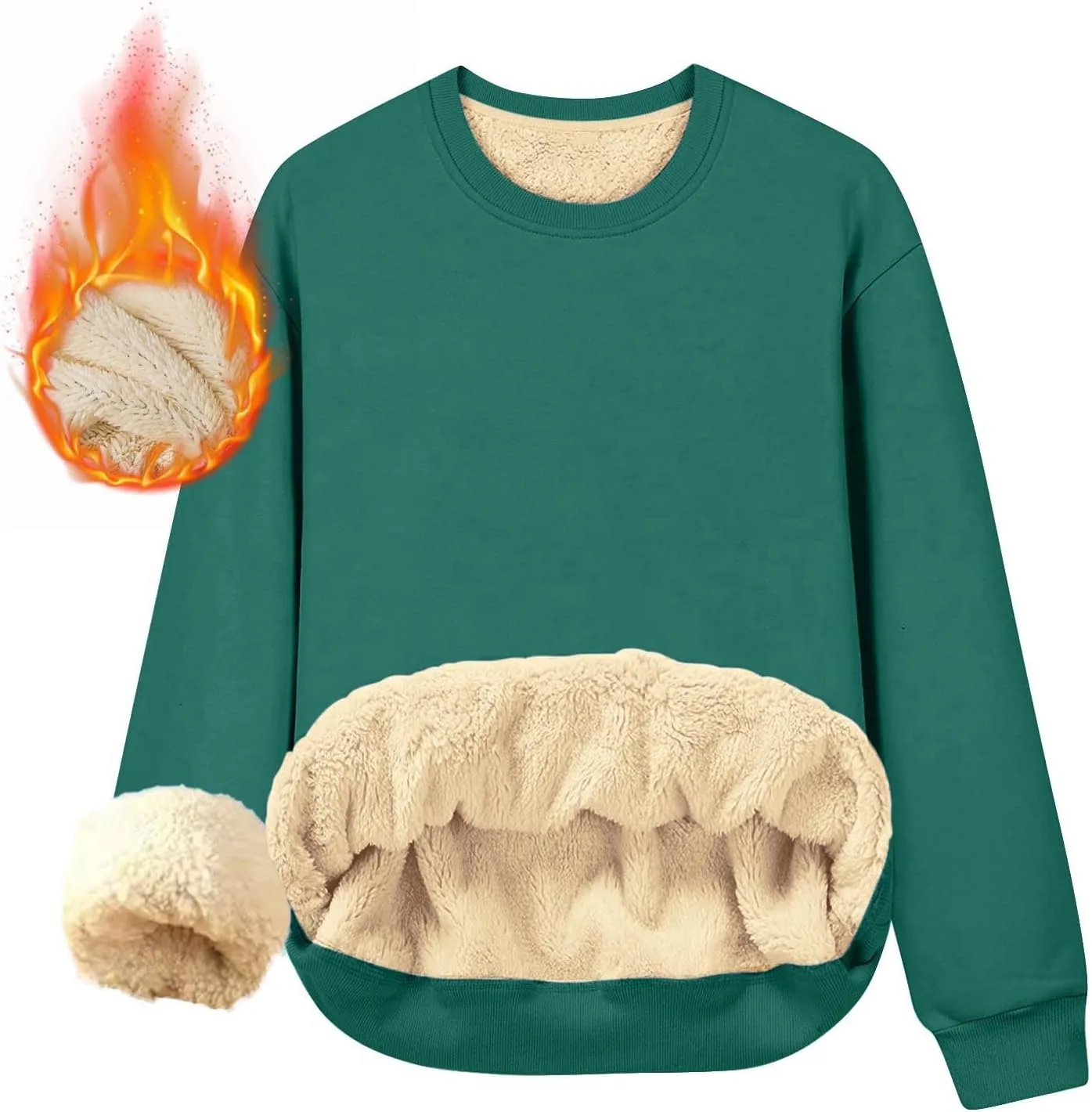 

Толстовка с флисовой подкладкой для женщин