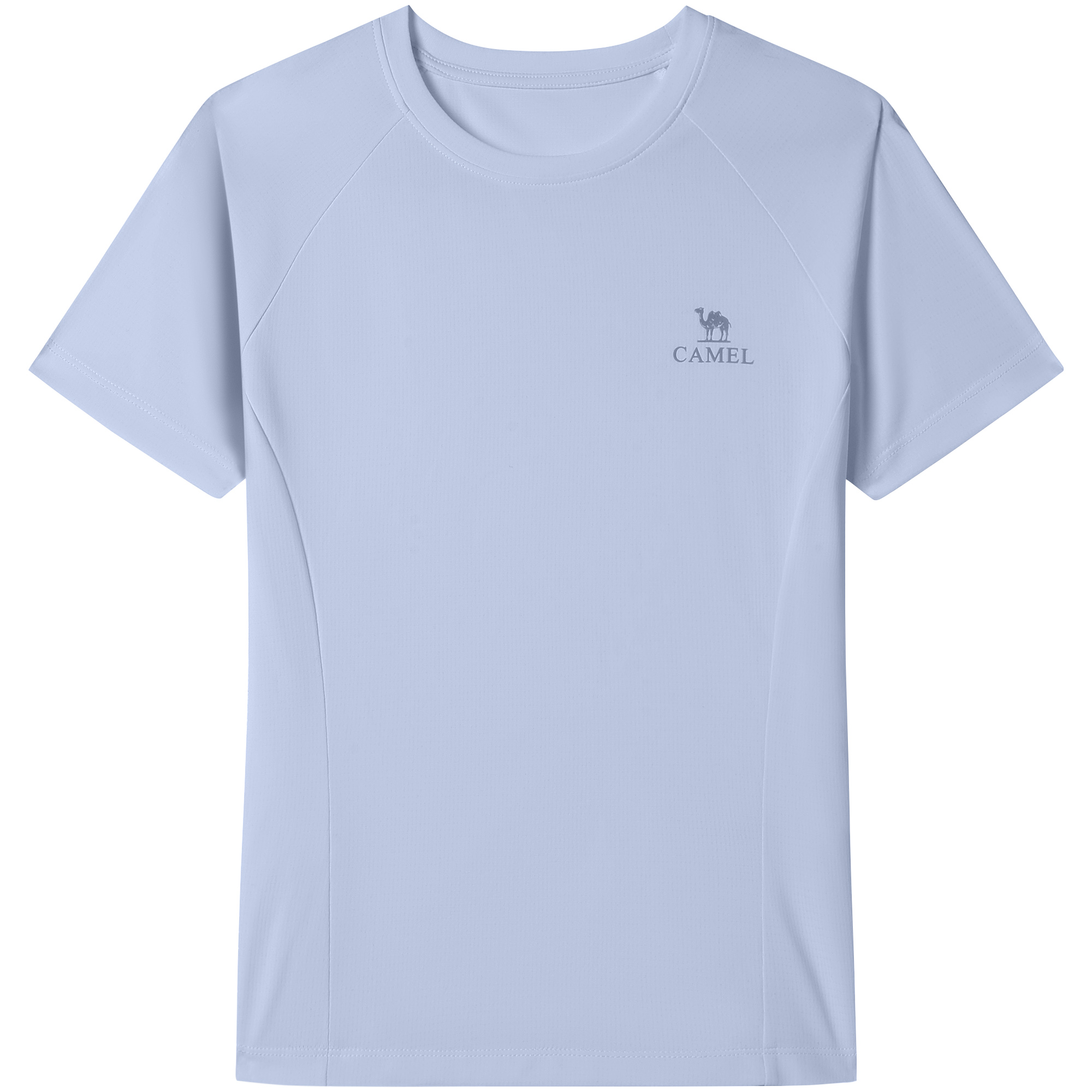 

Футболка женская с круглым вырезом тонкая CAMEL, morning glory синий