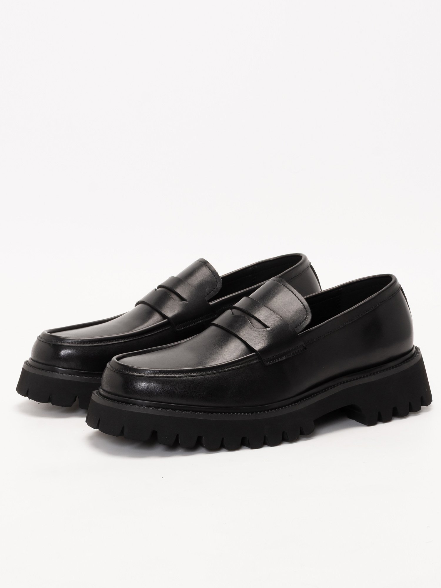 Лоферы на платформе LUCIUS, Black — фото 2