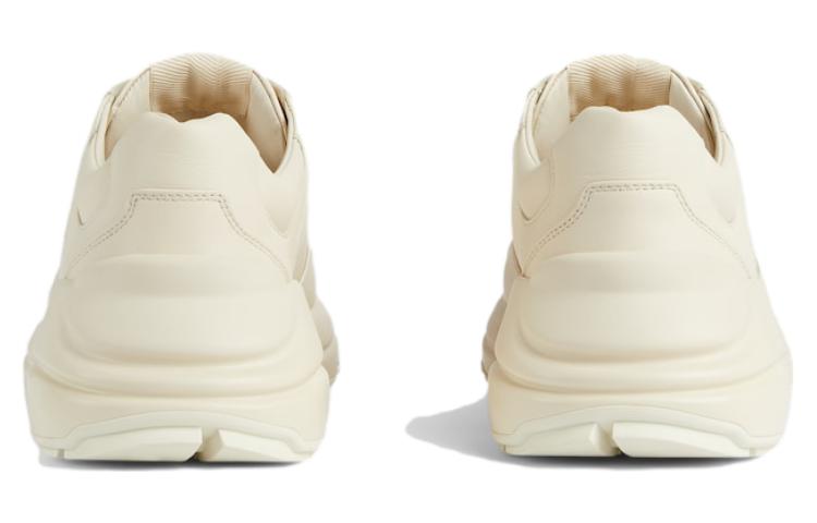 Женские кроссовки Rhyton 'Ivory Wild Rose' GUCCI, цвет слоновая кость белый — фото 4