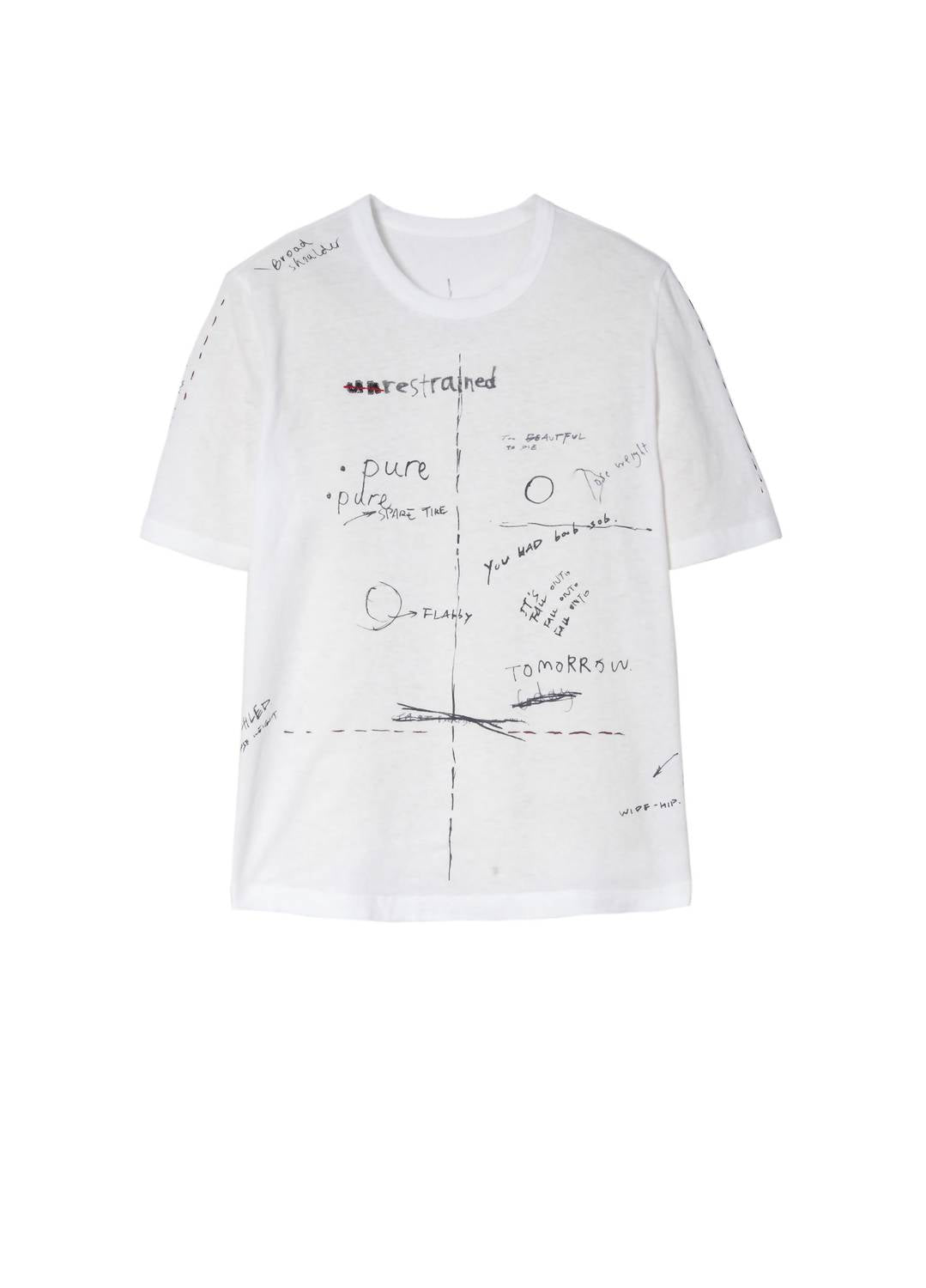 

Женская футболка Un Restrained в белом цвете JNBY