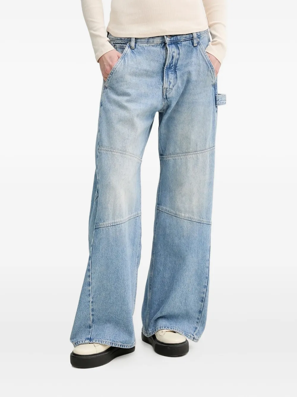 

Джинсы со вставками G-Star Raw, синий