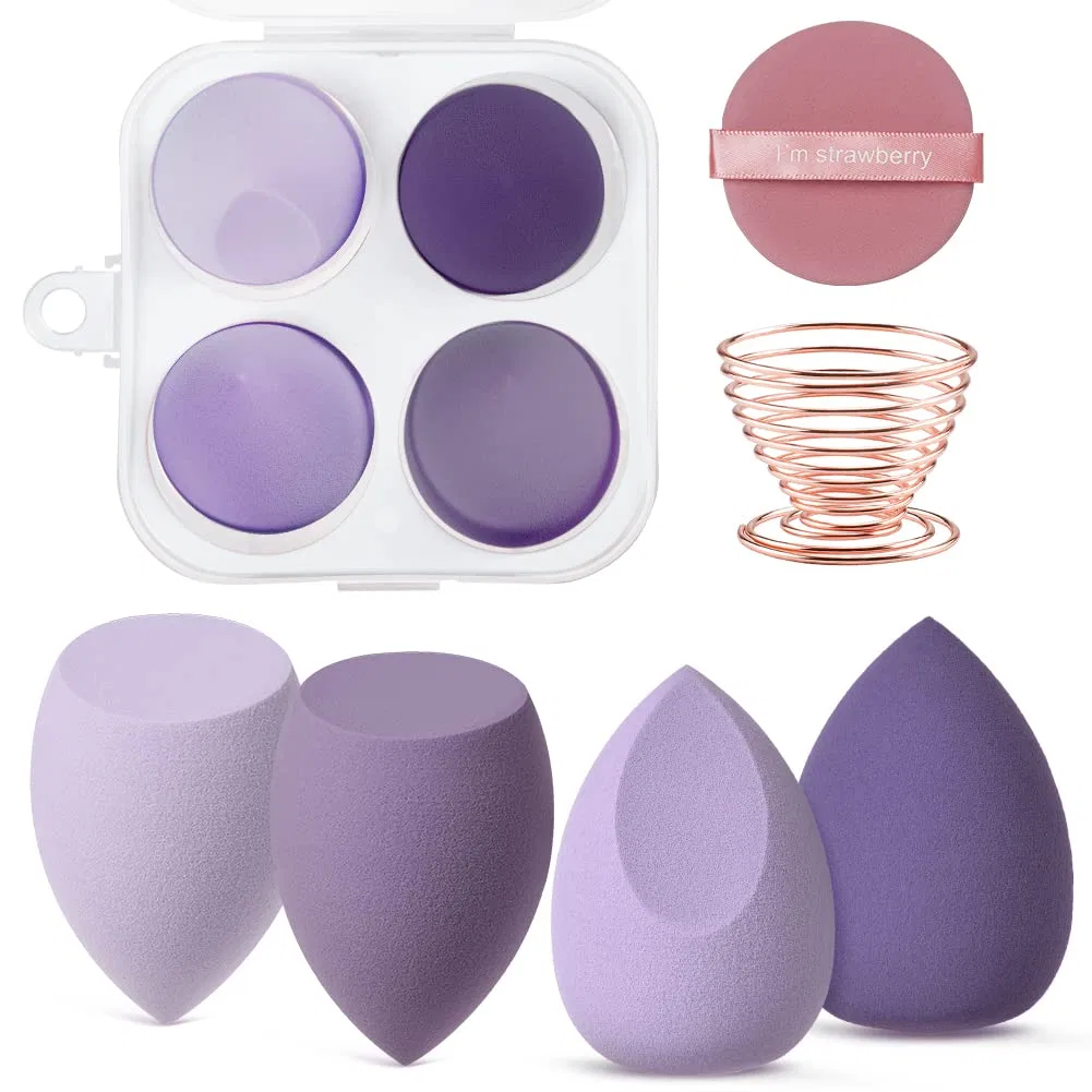 Набор спонжей для макияжа AUAUY, 4 предмета Auauy, 4 X Purple