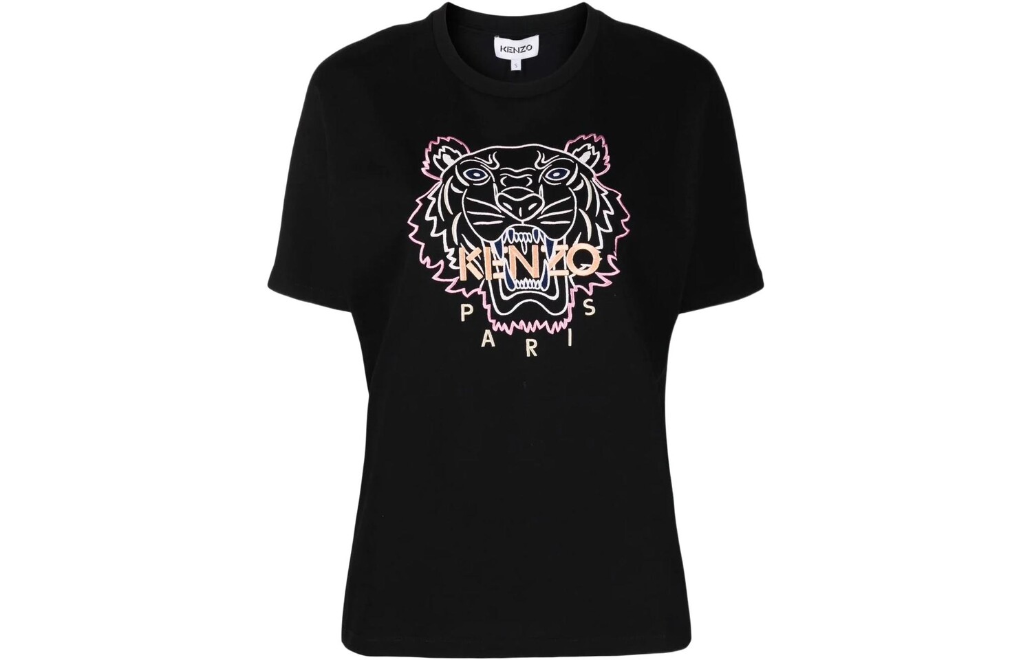 

Футболка женская Kenzo, черный / розовый / белый