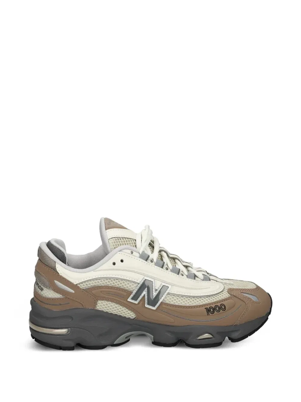 Кроссовки 1000 с логотипом NEW BALANCE, бежевый