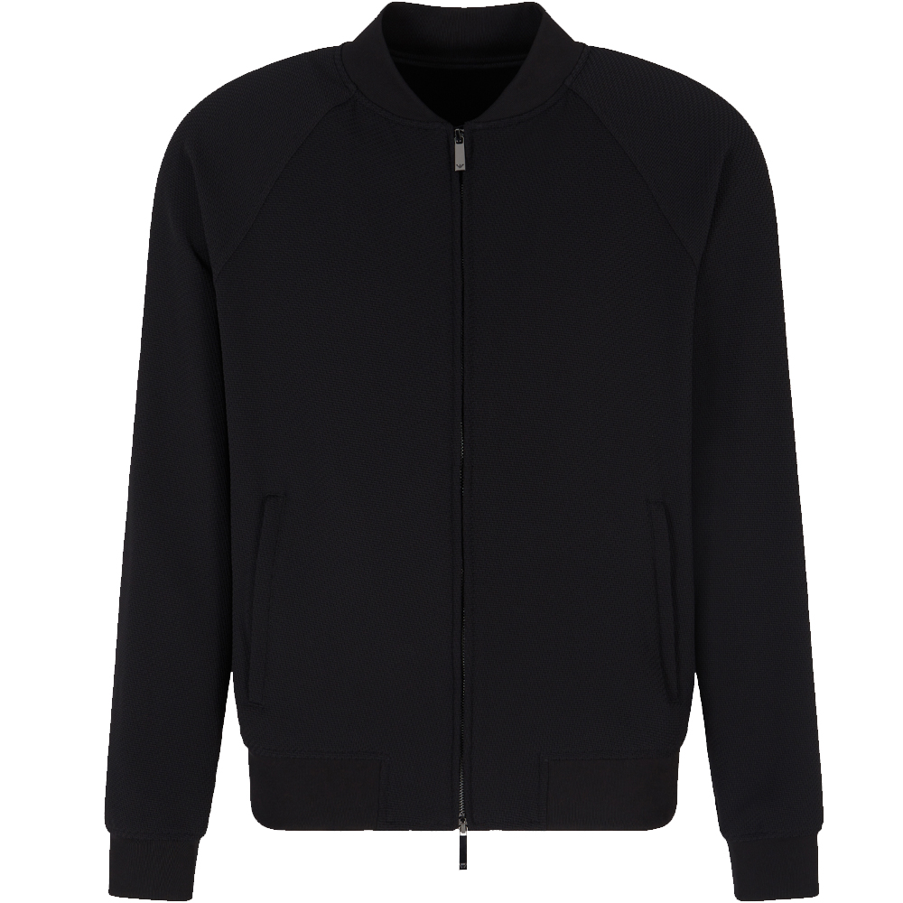 

Куртка Double Diagonal Weave Stretch Nylon Jersey Blouson EMPORIO ARMANI, черный