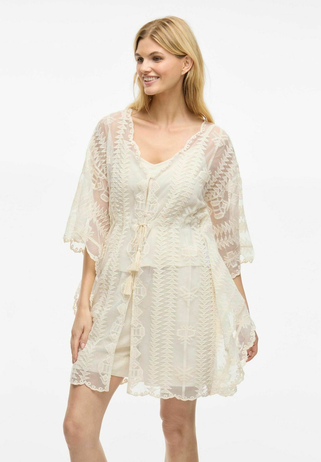 

Платье-рубашка VIODETTI KAFTAN VILA, кремовый