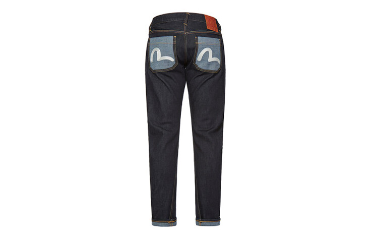 

Джинсы мужские деним синие Evisu, синий