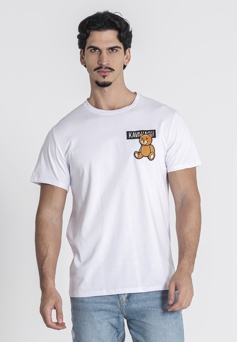 

Футболка с принтом BEAR PATCH Gianni Kavanagh, белый