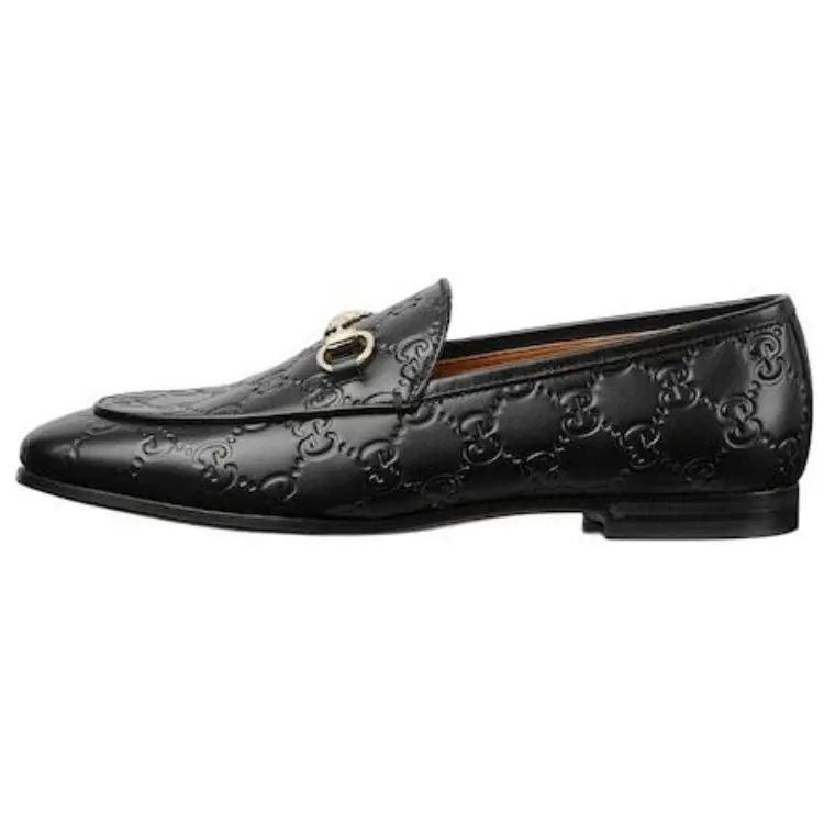 GUCCI Лоферы Jordaan женские, черные