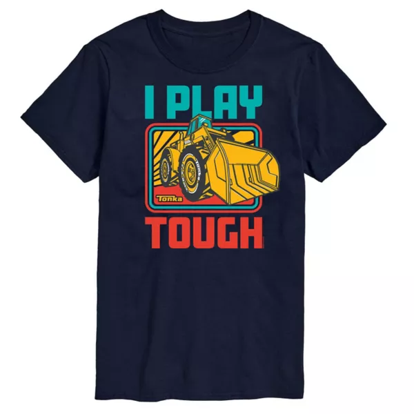 

Мужская футболка I Play Tough с принтом Tonka, синий