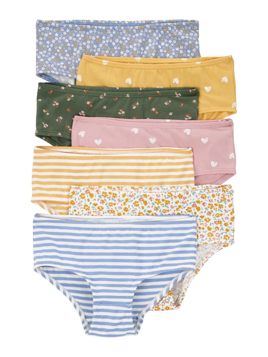 

Трусы Carter's, цвет Sky blue/Mustard/Dark green/Rose/White
