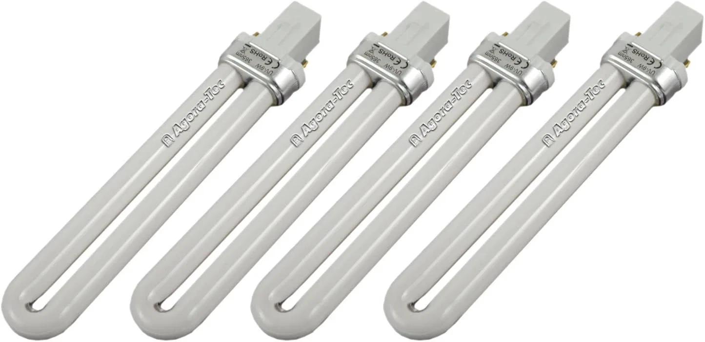 Комплект из 4 сменных УФ-ламп Agora-Tec 9 Вт ‎Agora-Tec