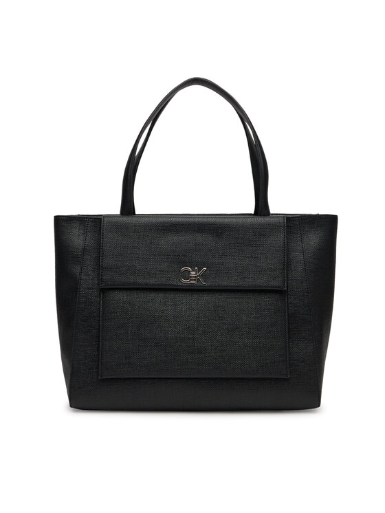

Сумочка Ck Medium Shopper_Tex K60K613178 Calvin Klein, черный