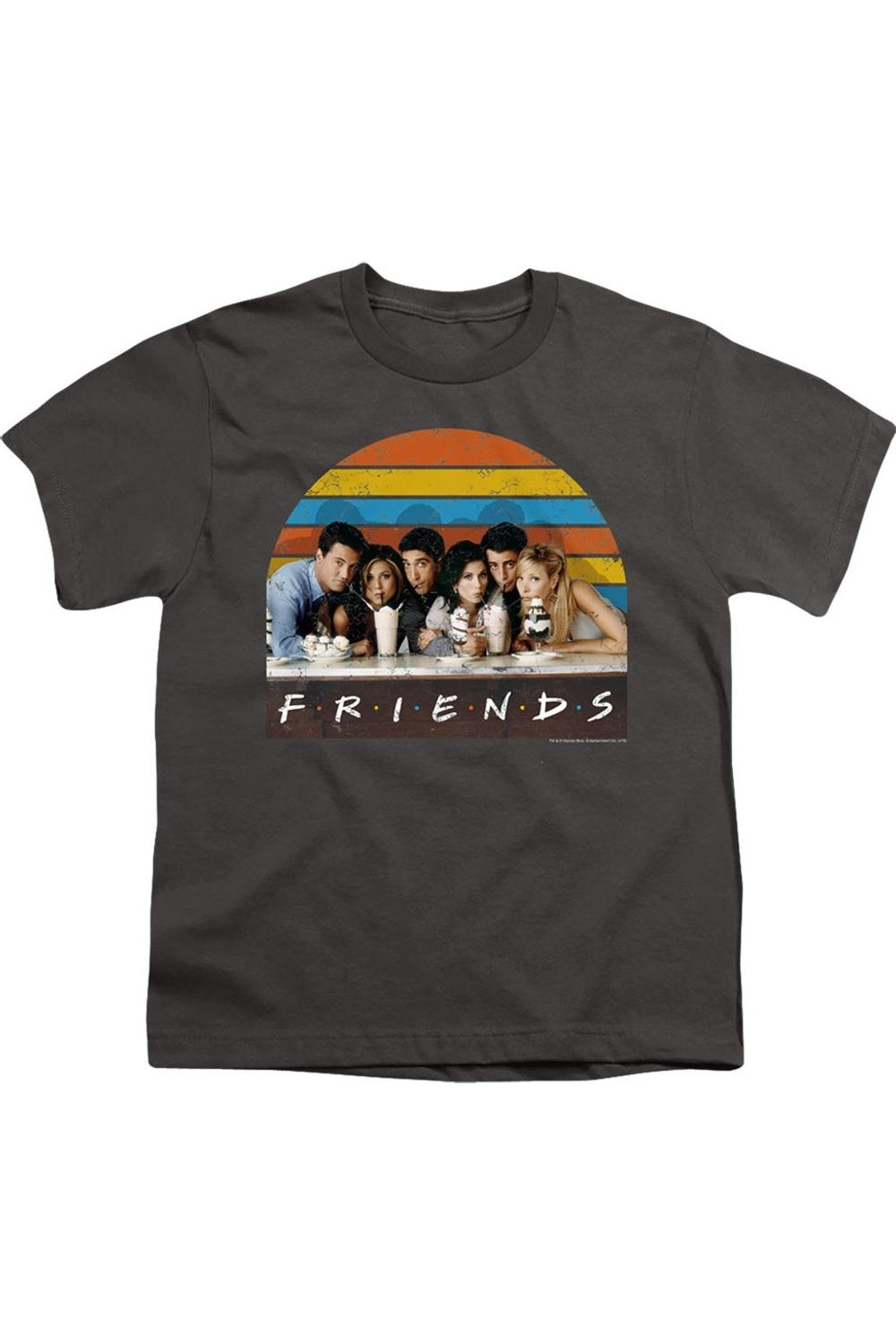 

Футболка Friends Soda Fountain с коротким рукавом для детей Gildan, Charcoal