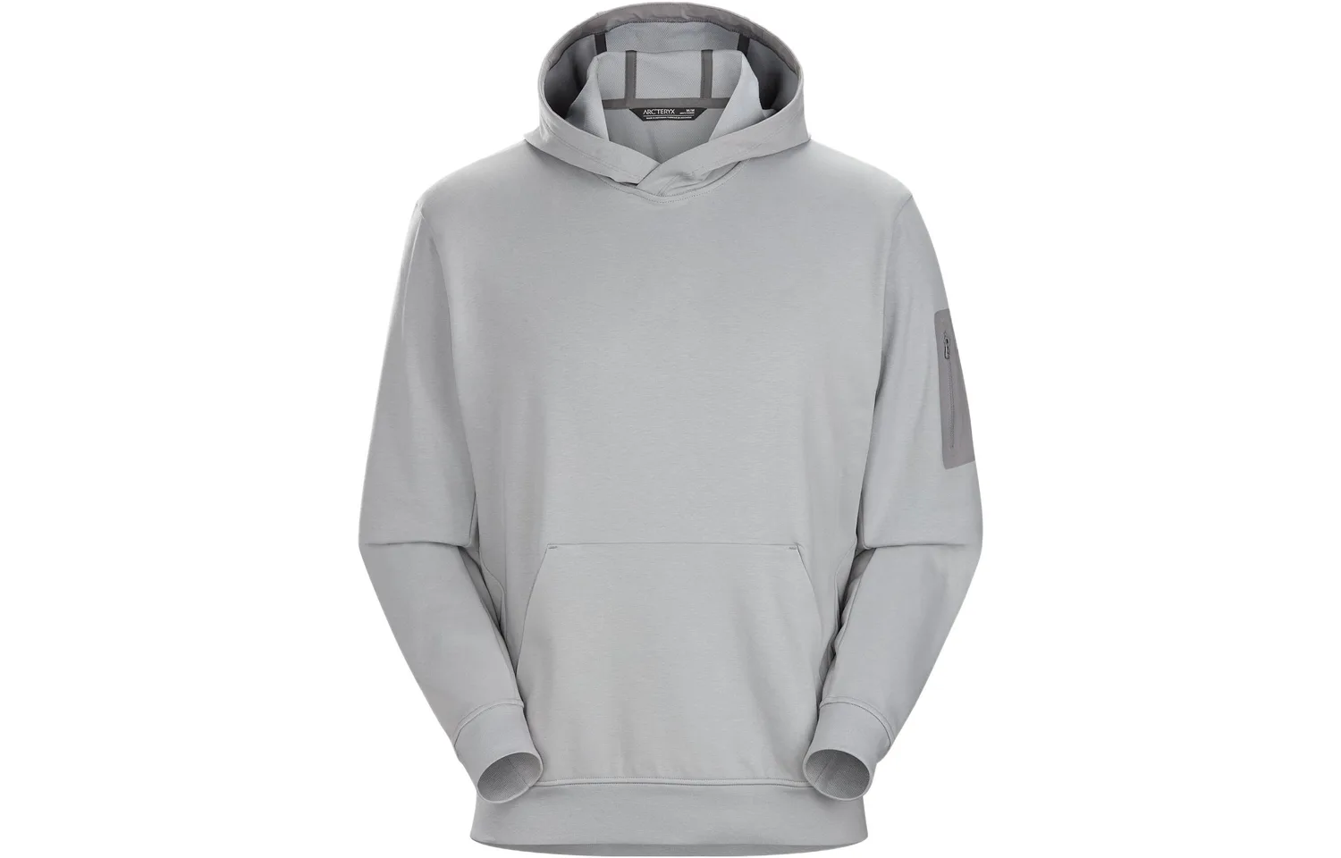 Толстовка мужская с капюшоном умеренного кроя Arcteryx, Pixel Gray/Pixel