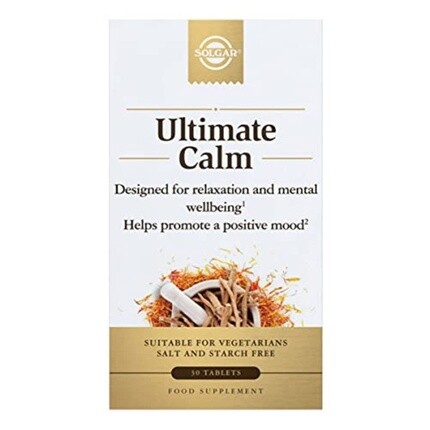 

Ultimate Calma 30 таблеток, Solgar, Желтый, Ultimate Calma 30 таблеток, Solgar