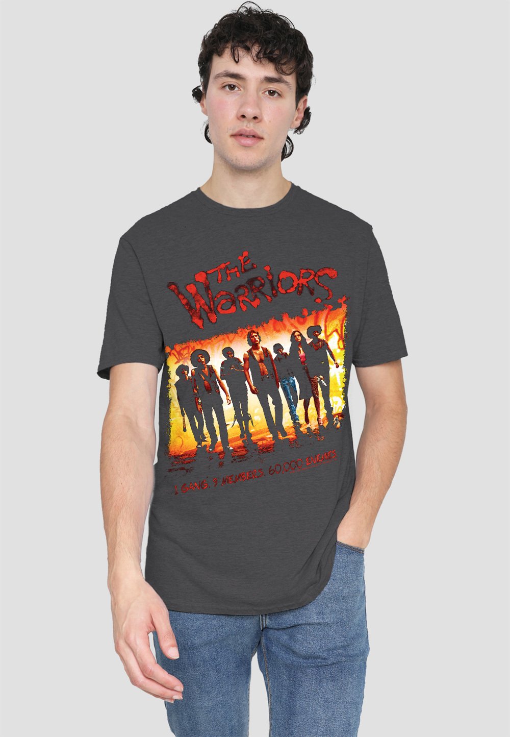 

Футболка с принтом WARRIORS ONE GANG Cotton Soul, антрацит