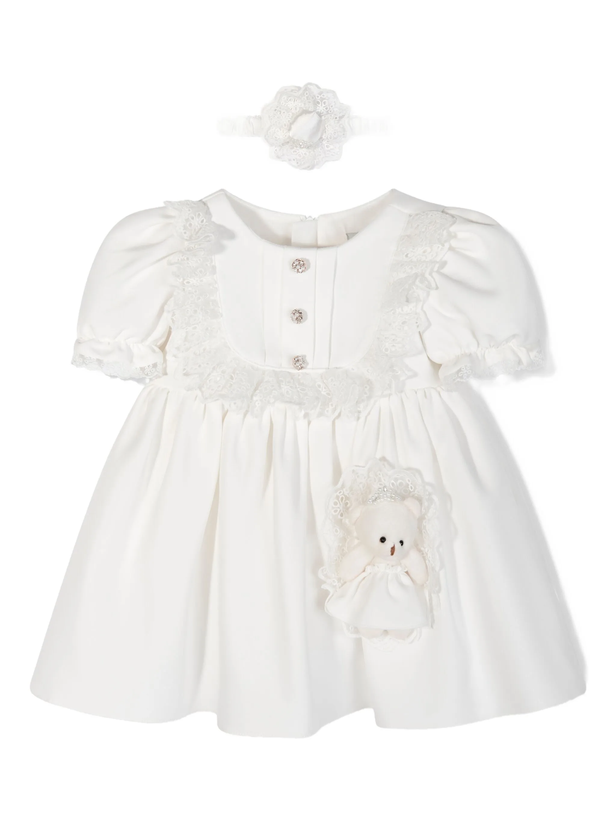 Комплект с платьем Dress & Fleur, белый