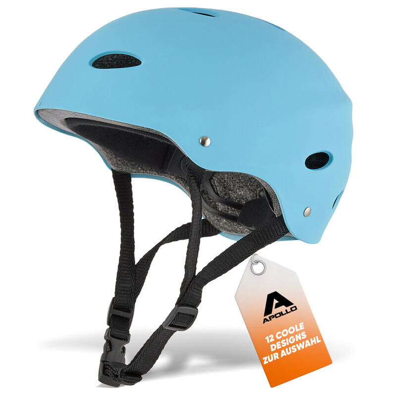

регулируемый шлем для скейтбординга - детский шлем BMX APOLLO, цвет blau